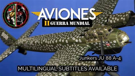 Avíones de la Segunda Guerra Mundial Junkers JU 88 A 4 salvat