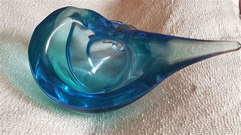 Murano Blue Glass Conch Shell Collectors Weekly