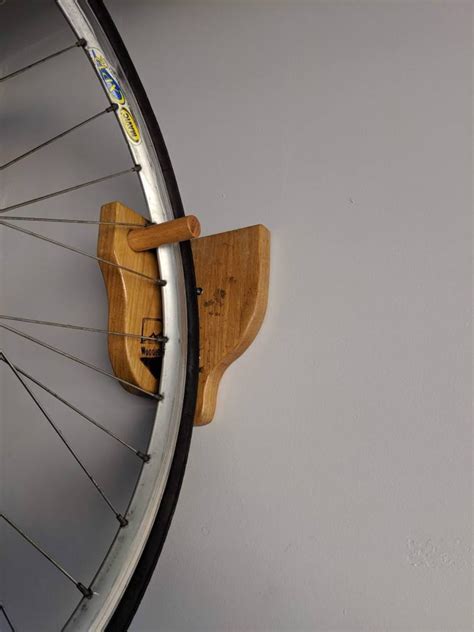 Hanging Bike Rack, Wall Bike Hanger, Wooden Bike Hanger, Bike Rack - Etsy