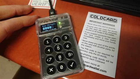 Coldcard: Una fuente anónima filtra información sobre el chip del ...