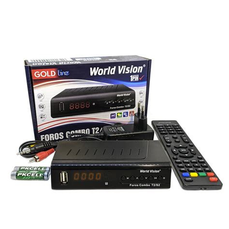 ТВ-ресивер World Vision Foros Combo T2 / S2 – фото, відгуки ...