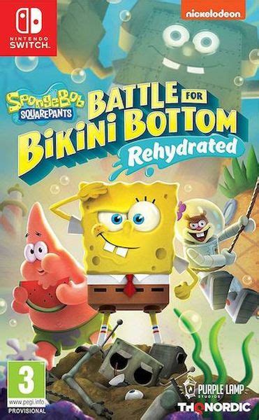 Spongebob Squarepants Battle For Bikini Bottom Rehydrated Games NSW 00997