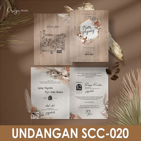 Jual Scc Undangan Pernikahan Murah Blangko Undangan Griya