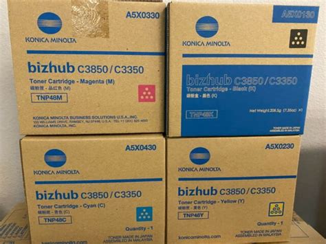 Konica Minolta Bizhub C3850 C3350 Magenta Toner A5X0330 Tnp48m For Sale