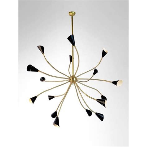 Mid Century Sputnik Chandelier With Flexible Arms Chairish