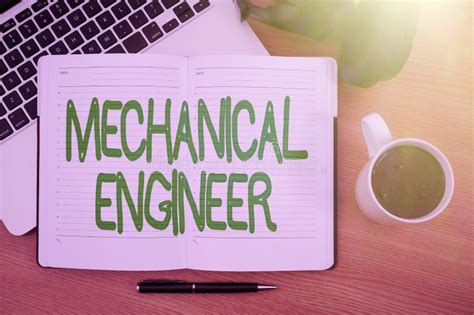 Writing Displaying Text Mechanical Engineer Business Overview Applied