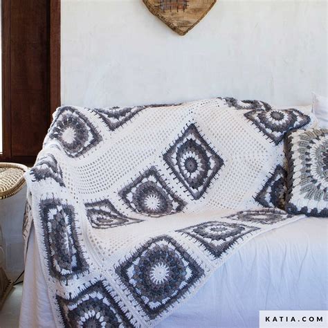 Coperta Patchwork Uncinetto Schema | Casa Loving