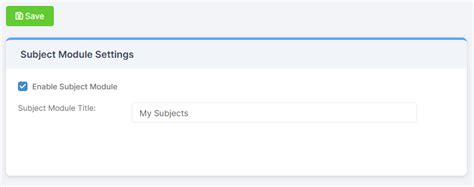 How To Configure Subjects For Student Portal Bromcom Documentation