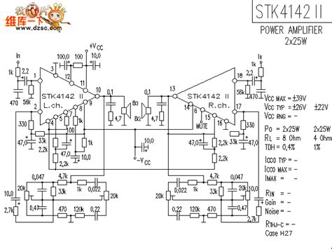 The STK4142 application circuit - Power_Supply_Circuit - Circuit ...