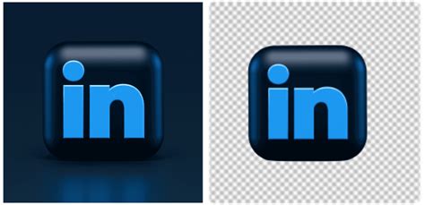 Linkedin Button Transparent Background