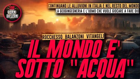 Il MONDO è sotto ACQUA Balanzoni Vitangeli Rocchesso YouTube