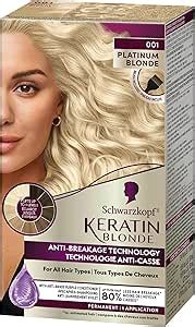 Schwarzkopf Keratin Blonde Hair Dye Platinum Blonde Ultra Lightening Kit Application