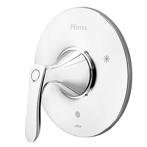 Pfister Polished Chrome Lever Shower Handle At