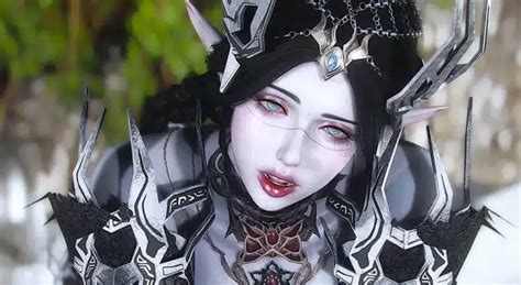 Skyrim Special Edition Sexy Dark Elf Nude Mod