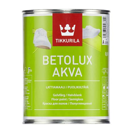 Купить краску Tikkurila Betolux Akva - Бетолюкс Аква Водоразбавляемая ...