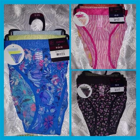 No Boundaries Juniors And Womens High Leg Sheer Mesh Bikini Panty Pack Shopee Malaysia