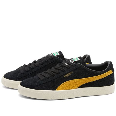 Puma Suede VTG Hairy Suede Black/Mustard Seed/Whisper White | 385698_06 ...