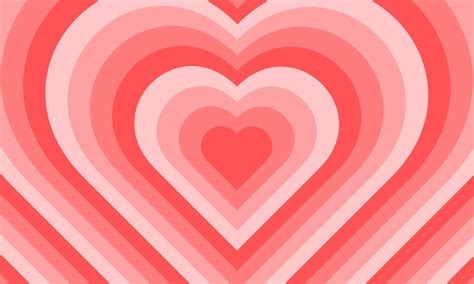 Groovy heart romantic background vector 11449271 Vector Art at Vecteezy