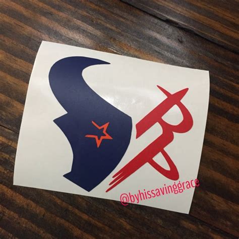 Houston Texans Astros & Rockets Vinyl Decal by ByHisSavingGrace