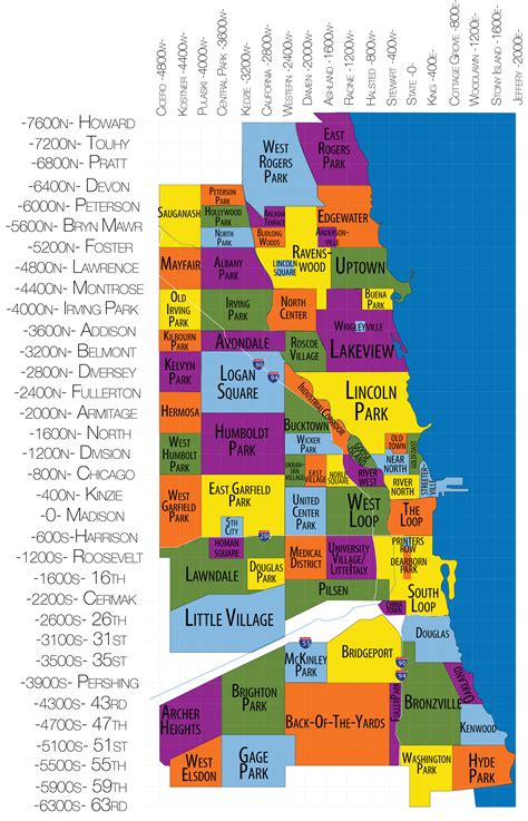 Chicago Map Detailed Vector Map Of Chicago City Admin