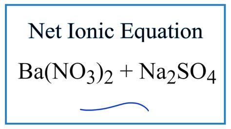 Net Ionic Equations Worksheet E
