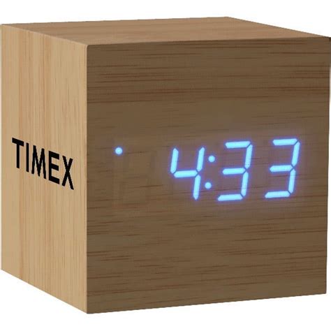 Customized Blue LED Cube Alarm Clocks with USB