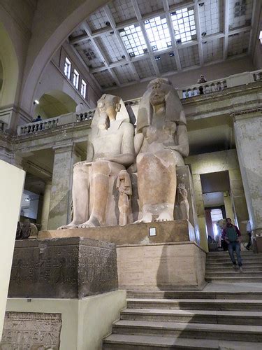 Egyptian Museum Ground Floor Colossus Of Amenhotep Iii And Flickr