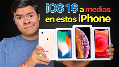 FUNCIONES de iOS 16 que NO están en el iPhone 8 X XR XS 11 y 12