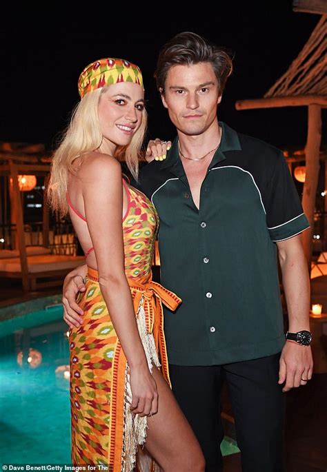 Pixie Lott Looks Playful And Carefree In A Black Bikini Daily Mail Online