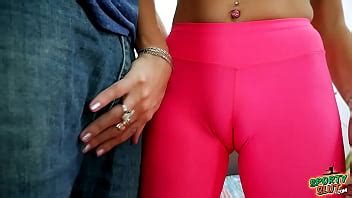Busty Latina Has Most Amazing Puffy Cameltoe In Tight Pink Leggings XVIDEOS