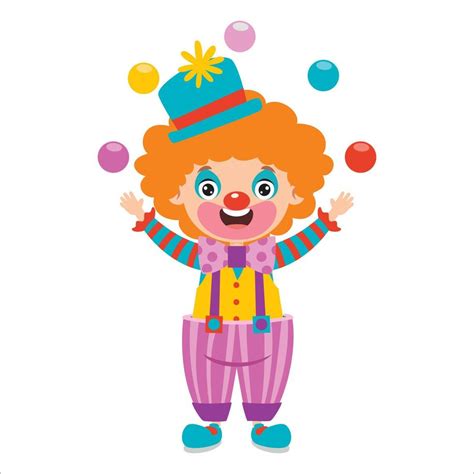 Cartoon Drawing Of A Clown 5520081 Vector Art at Vecteezy