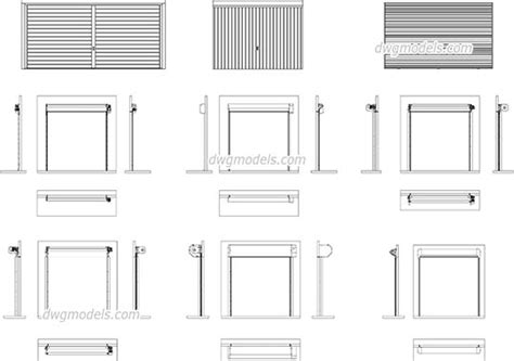 Roller Shutters Dwg Free Cad Blocks Download