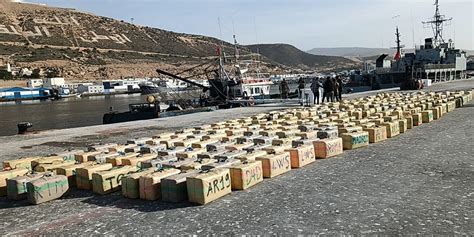 Agadir Plus De Tonnes De Drogue Saisies Sur Un Bateau De P Che L