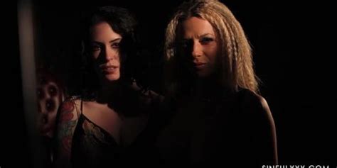 Elle Alexandra And Syren De Mer Lesbian Anal BDSM Flogging