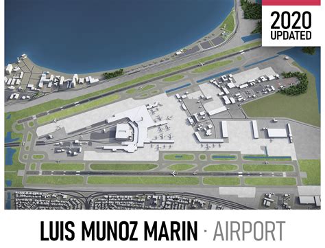 3D model San Juan Airport VR / AR / low-poly | CGTrader