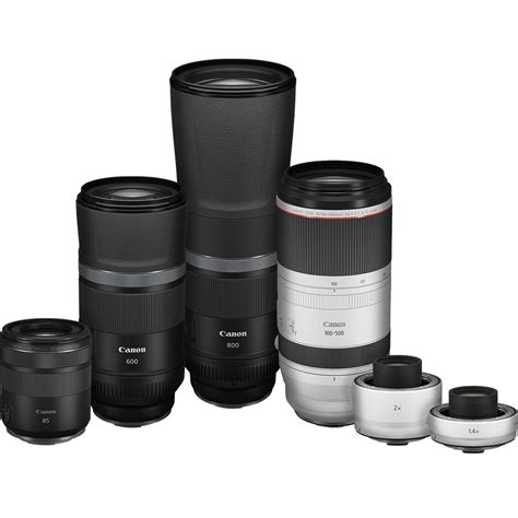Vier neue Canon RF Objektive und zwei RF Extender erweitern die ...