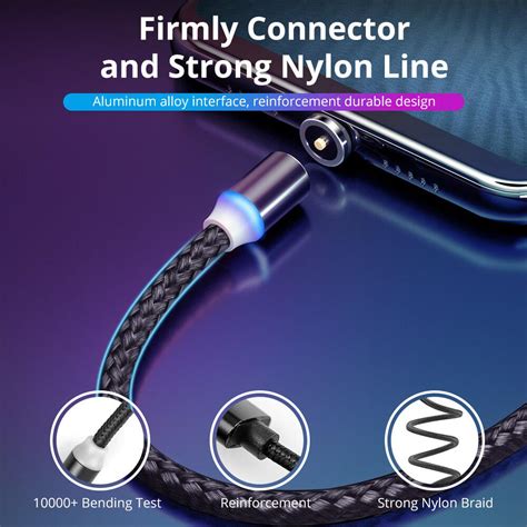 Купить FONKEN Магнитный кабель Micro USB Type C Кабель для зарядки ...