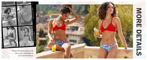 Amazon Cupshe Women S Floral Print Knot Adjustable Bikini Sets Two Piece Bathing Suit