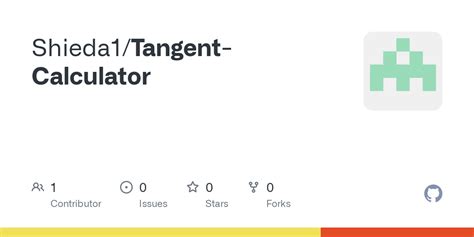 GitHub - Shieda1/Tangent-Calculator