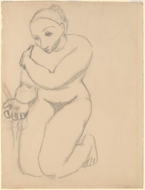 Pablo Picasso Kneeling Nude Too Much Art