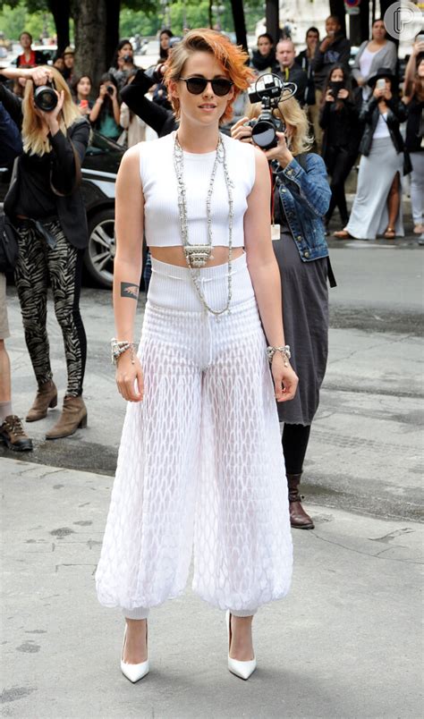 Foto Kristen Stewart Surgiu Os Cabelos Curtos No Desfile Da Chanel