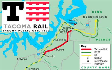 Tacoma Light Rail Route Map | Shelly Lighting