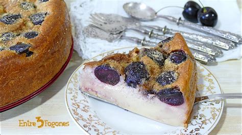 Clafoutis De Cerezas Tarta Tradicional Francesa Youtube