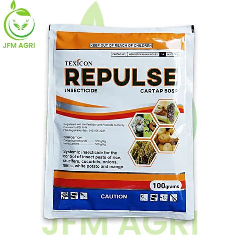 Repulse Cartap 50 SP Insecticide Texicon 1 Sachet 100 Grams Shopee