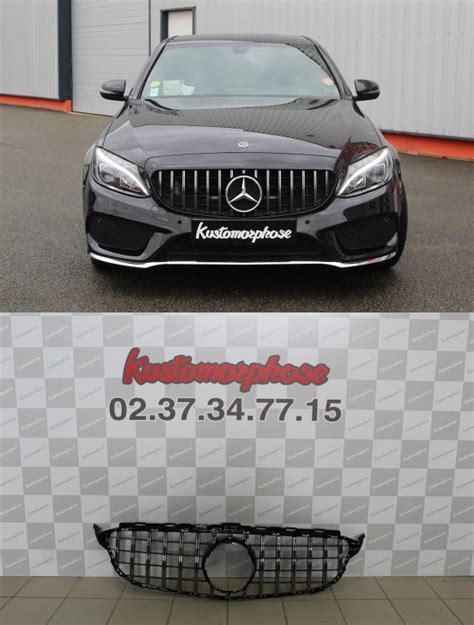 Calandre Look Amg Gt Mercedes C W Berline Kustomorphose