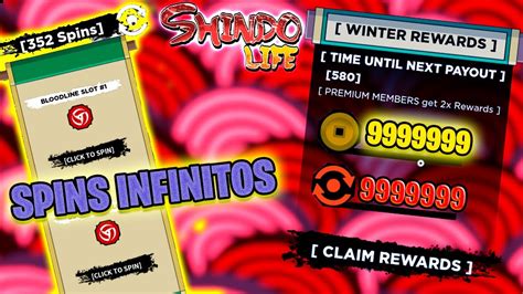 COMO TER MUITOS SPINS FÁCIL no SHINDO LIFE TODAS as FORMAS de GANHAR