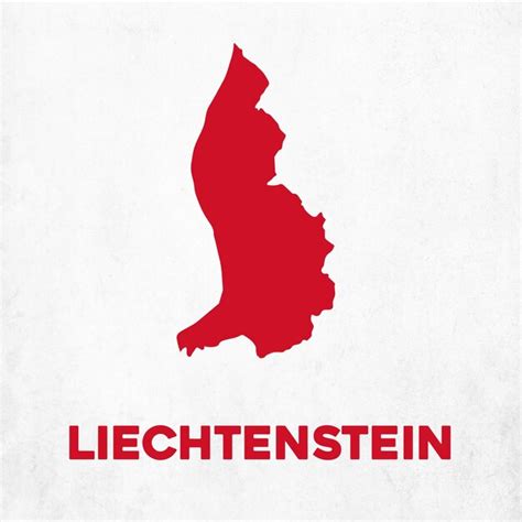 Premium Vector Detailed Liechtenstein Map