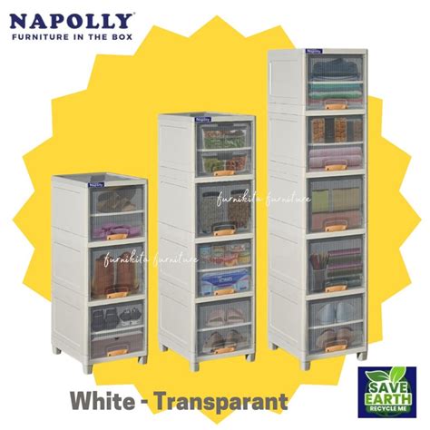 jual napolly locker box serbaguna  pintu transparant shopee