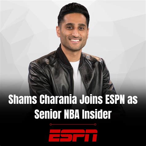 Shams Charania takes over for Adrian Wojnarowski as ESPN’s senior NBA ...