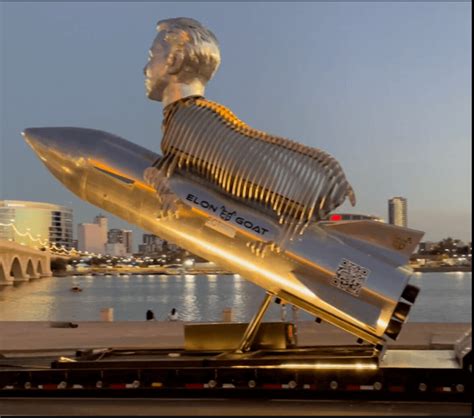 Elon Musks Fans Have Built A Literal Golden Idol To Him